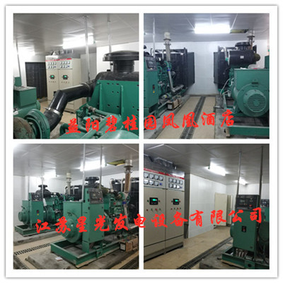 益陽(yáng)碧桂園鳳凰酒店兩臺(tái)500KW柴油發(fā)電機(jī)組安裝完畢